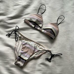 Zimmermann striped string bikini size 1 (US 4-6)